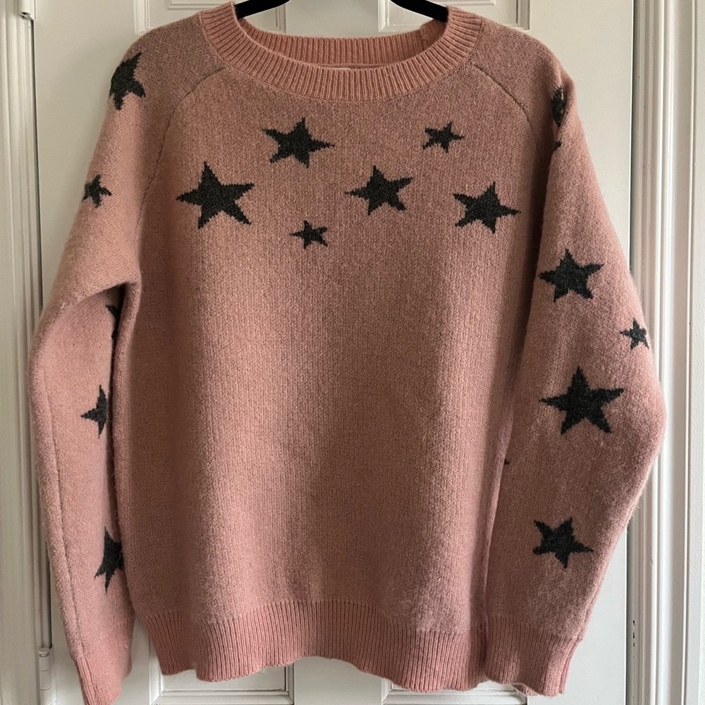 Pink Lily Pink Star Sweater